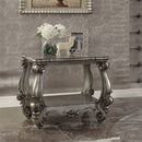 Versailles End Table, Antique Platinum Finish Acme