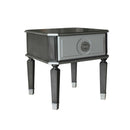 House Beatrice End Table, Charcoal & Light Gray Finish Acme