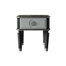 House Beatrice End Table, Charcoal & Light Gray Finish Acme