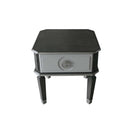 House Beatrice End Table, Charcoal & Light Gray Finish Acme