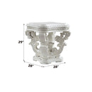 Vanaheim End Table, Antique White Finish Acme