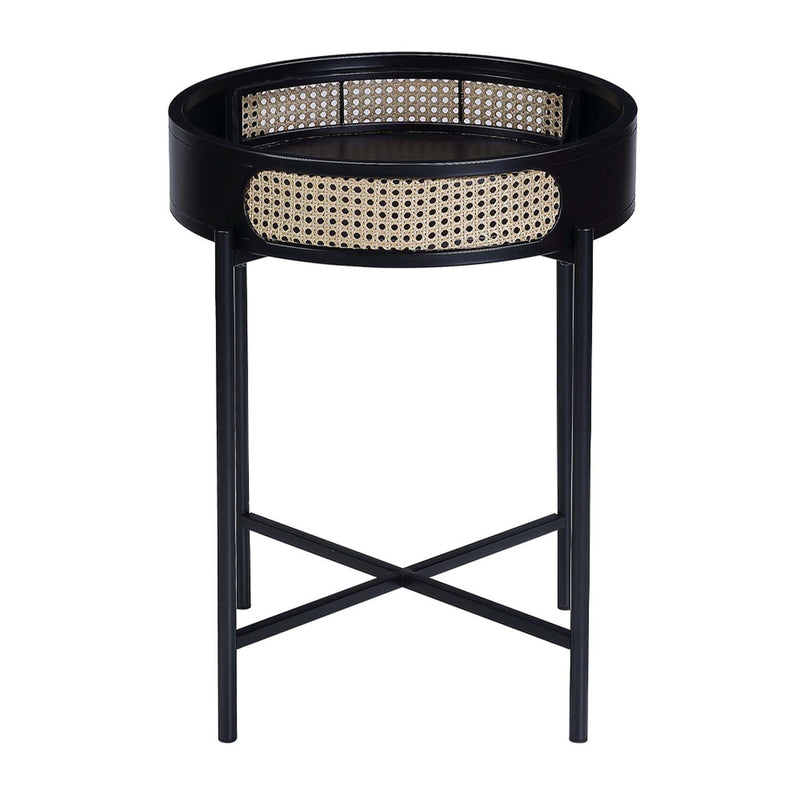 Colson End Table, Black Finish Acme