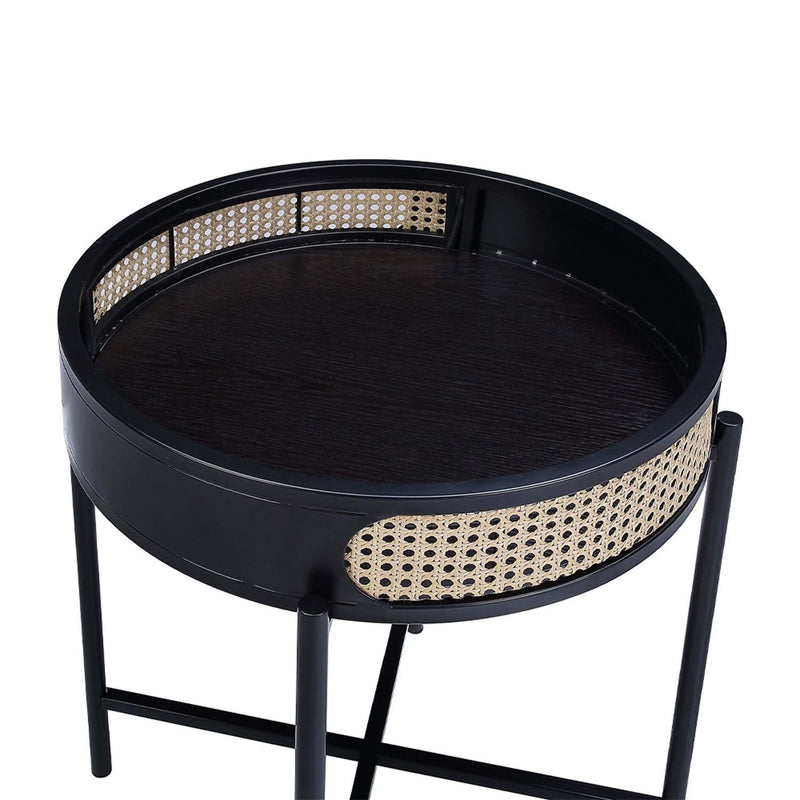 Colson End Table, Black Finish Acme
