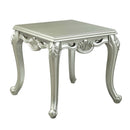 Qunsia End Table, Champagne Finish Acme