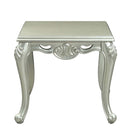 Qunsia End Table, Champagne Finish Acme