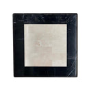 Tayden End Table, Marble Top & Black Finish Acme