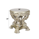 Sorina End Table, Antique Gold Finish Acme