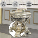 Sorina End Table, Antique Gold Finish Acme