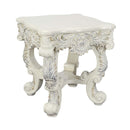 Adara End Table, Antique White Finish Acme