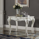 Dresden End Table, Bone White Finish Acme