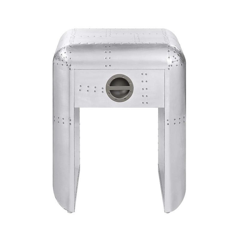 Brancaster End Table, Aluminum Acme