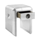 Brancaster End Table, Aluminum Acme