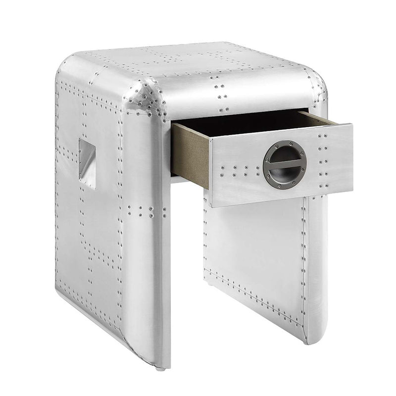 Brancaster End Table, Aluminum Acme