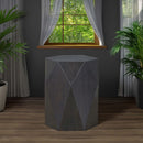 Hanniel End Table, Antique Black Finish Acme