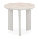 Ingram End Table, Sintered Stone & Light Gray Finish Acme
