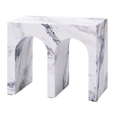 Fritzy End Table, Engineered Stone Finish Acme