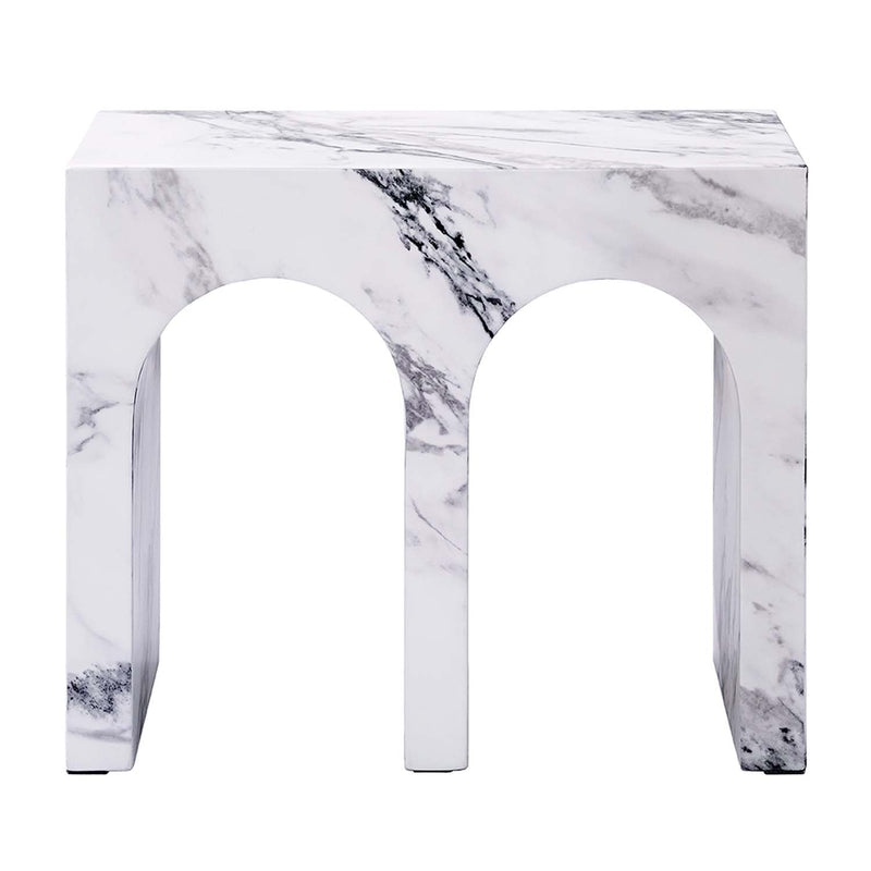 Fritzy End Table, Engineered Stone Finish Acme