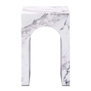 Fritzy End Table, Engineered Stone Finish Acme