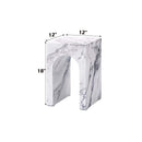 Fritzy End Table, Engineered Stone Finish Acme