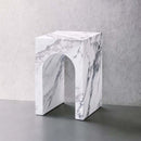 Fritzy End Table, Engineered Stone Finish Acme