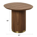 Willene End Table, Walnut Finish Acme