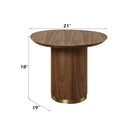 Willene End Table, Walnut Finish Acme