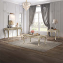 Libertee End Table, Champagne Finish Acme