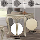 Libertee End Table, Champagne Finish Acme