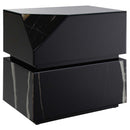 Drisana End Table, Black Mirrored Finish Acme
