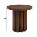 Sanat End Table, Brown Finish Acme