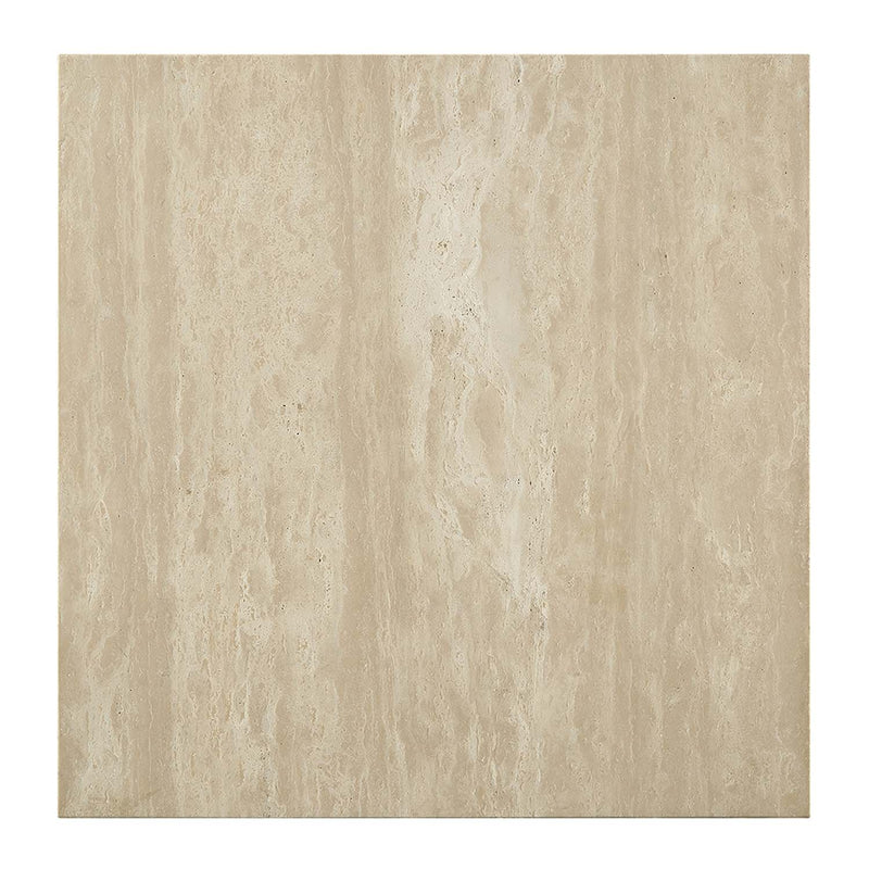 Deon End Table, Beige Travertine Acme