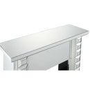 Dominic 48" Fireplace, Mirrored Acme