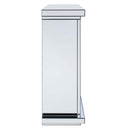 Noralie 47" Fireplace, Mirrored & Faux Diamonds Acme