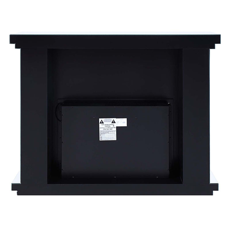 Noralie 47" Fireplace, Mirrored & Faux Diamonds Acme