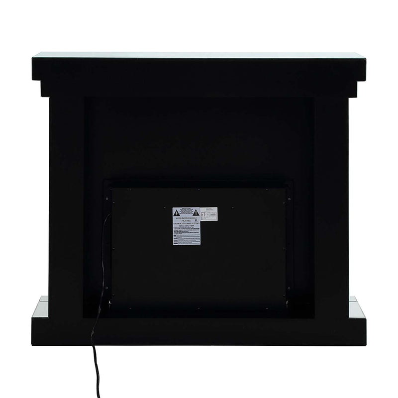 Noralie 47" Fireplace, Mirrored & Faux Diamonds Acme