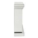 Noralie 47" Fireplace, Mirrored & Faux Diamonds Acme