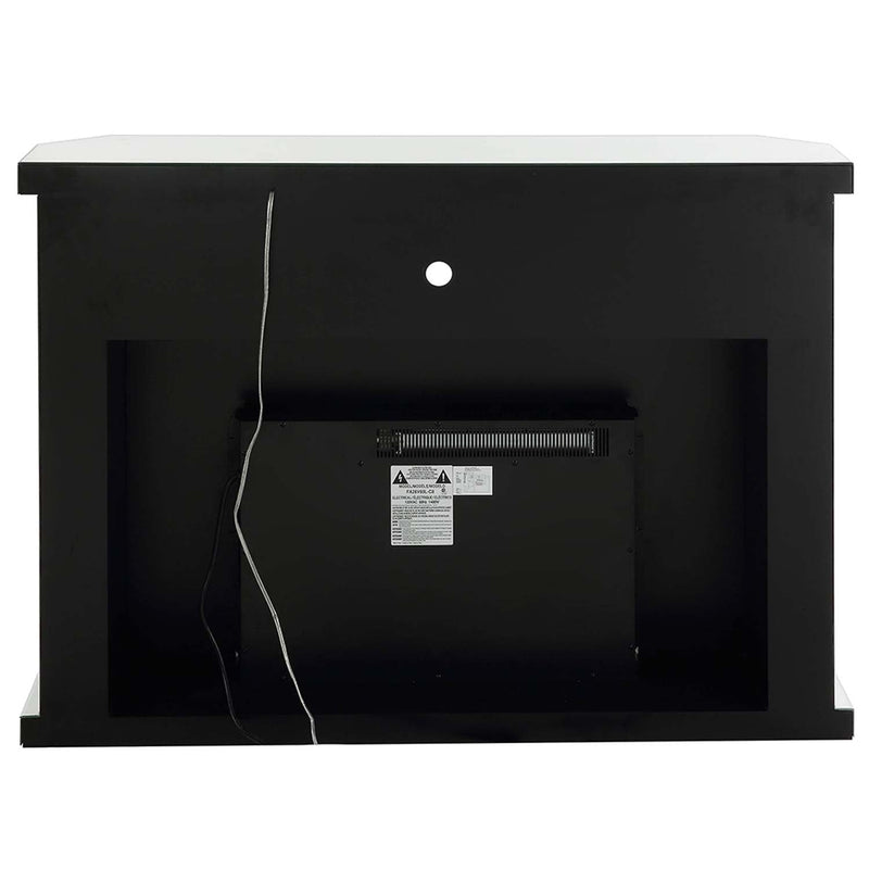 Noralie 51" Fireplace, Mirrored & Faux Diamonds Acme