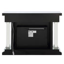 Noralie 47" Fireplace, Mirrored & Faux Diamonds Acme