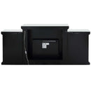 Noralie 82" Fireplace, Mirrored & Faux Diamonds Acme