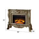 Dresden 47" Fireplace, Gold Patina Finish Acme