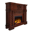 Vendome 59" Fireplace, Cherry Finish Acme