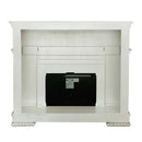 Vendome 59" Fireplace, Antique Pearl Finish Acme