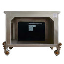 Versailles 47" Fireplace, Antique Platinum Finish Acme
