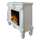 Versailles 47" Fireplace, Bone White Finish Acme