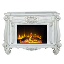 Versailles 47" Fireplace, Bone White Finish Acme