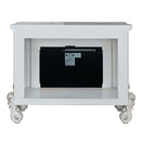 Versailles 47" Fireplace, Bone White Finish Acme