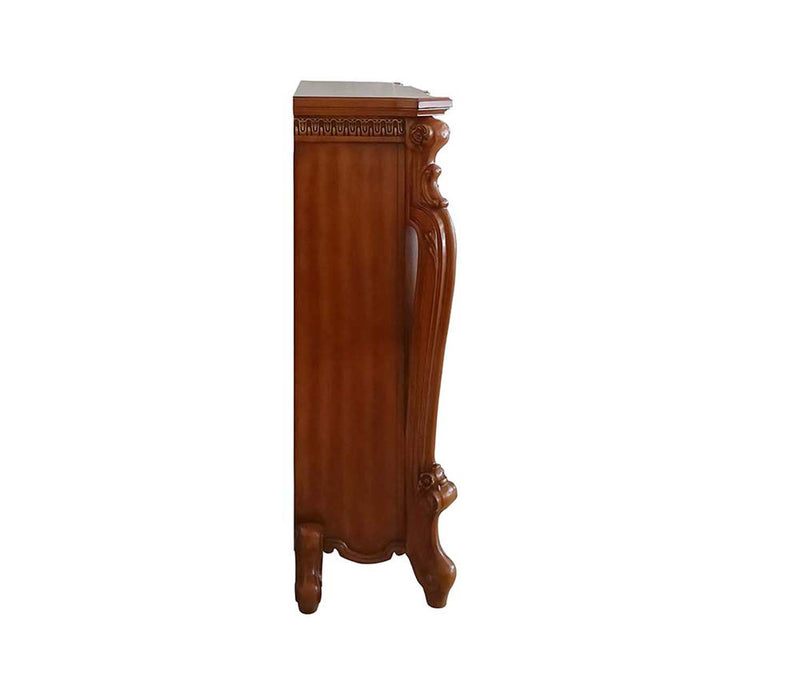 Picardy 59" Fireplace, Honey Oak Finish Acme