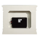Vanaheim 62" Fireplace, Antique White Finish Acme
