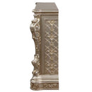 Danae 69" Fireplace, Antique Silver Finish Acme