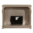 Sorina 66" Fireplace, Antique Silver Finish Acme